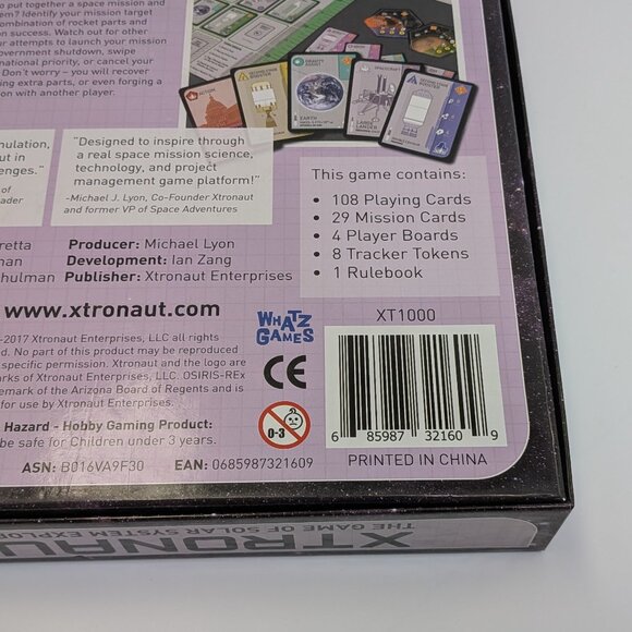 XTRONAUT The Game of Solar System Exploration Xtronaut Enterprises 2016 Complete - Picture 8 of 10